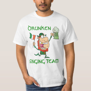 T-shirt Équipe chanteuse ivre du jour de St Patrick