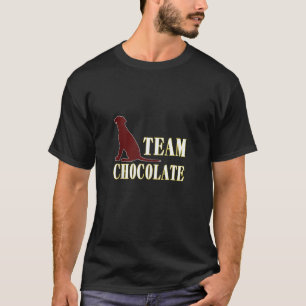 T-shirt Équipe Chocolat Labrador Retriever Chien Fan V2