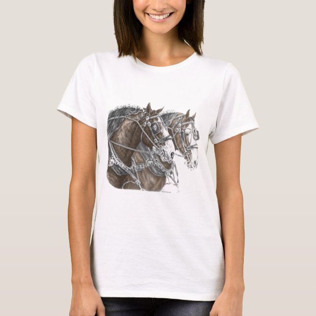 T-shirt Équipe cycliste Clydesdale (Devant)