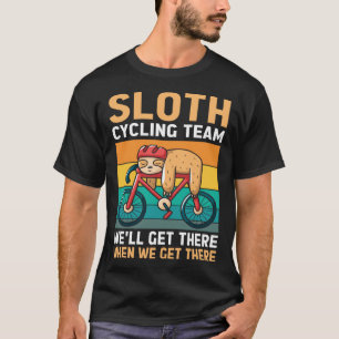 T-shirt Équipe Cycliste de Paresse On Arrive Quand On Arri