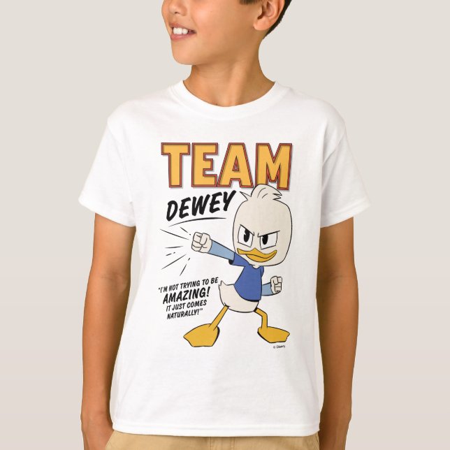 T-shirt Équipe cycliste Dewey (Devant)