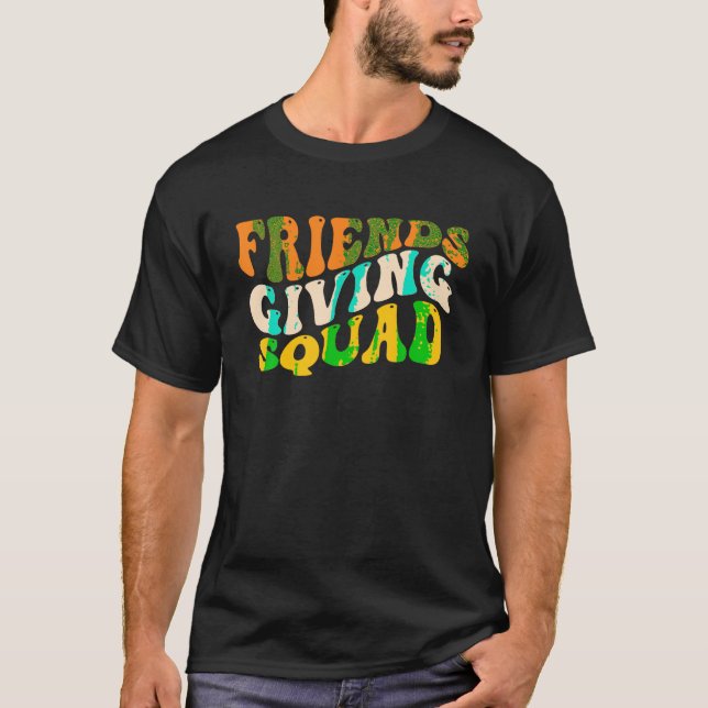 T-shirt Équipe D'Action D'Amitié Remerciements Les Amis D' (Devant)