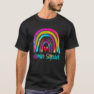 T-shirt Équipe d'administrateurs Tie Dye Enseignant Retour