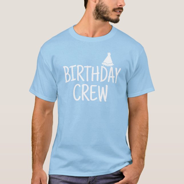 T-shirt Équipe d'anniversaire (Devant)