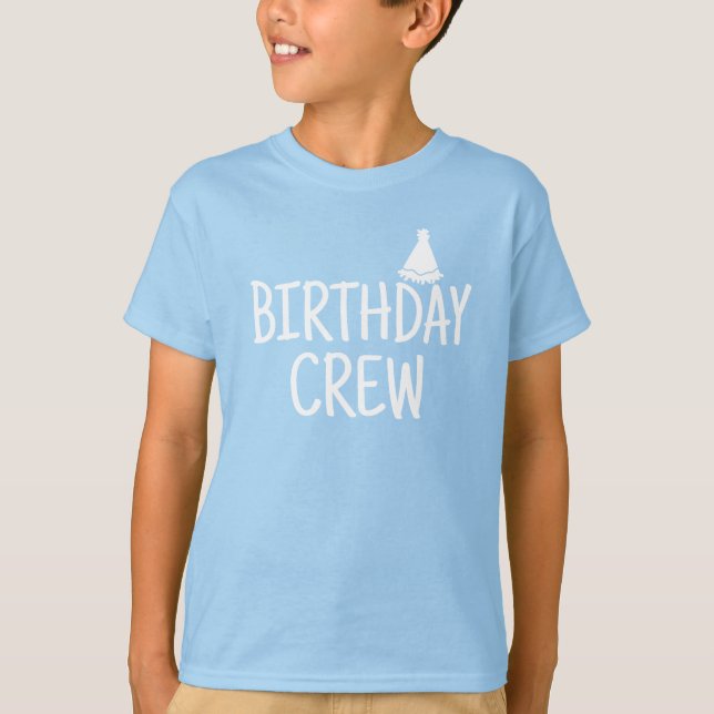 T-shirt Équipe d'anniversaire (Devant)