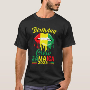 T-shirt Équipe d'anniversaire Jamaïque 2023 Jeux de filles