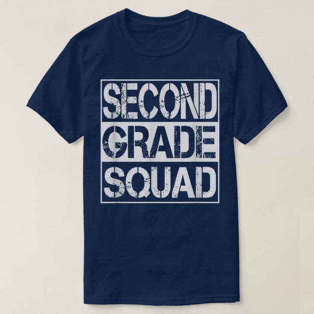T-shirt Équipe de 2e année Retour à l'école Deuxième année (Design devant)