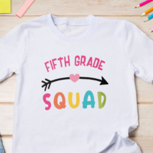 T-shirt Équipe de 5e année scolaire
