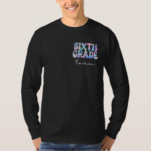 T-shirt Équipe de 6e année Super Retour à l'école Cute Tea