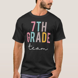 T-shirt Équipe de 7e année Colorful Jour d'appréciation mi