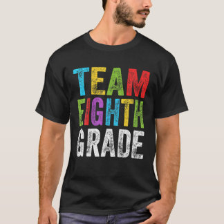 T-shirt Équipe De 8E Année Enseignants Enfants Retour À L'