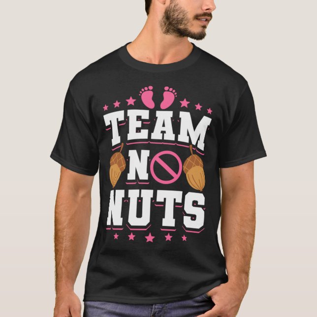 T-shirt Équipe de Baby shower de révélation de genre Aucun (Devant)