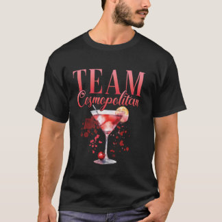 T-shirt Équipe de barmaid cocktail pour enterrement de vie
