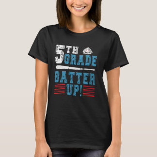 T-shirt Équipe de baseball de 5e année Retour à l'école 5e