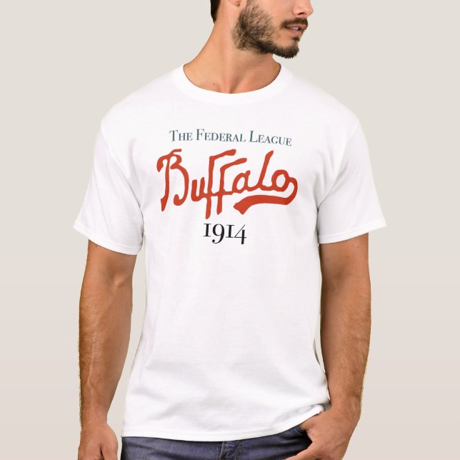 T-shirt Équipe de baseball de Buffeds de Buffalo (Devant)