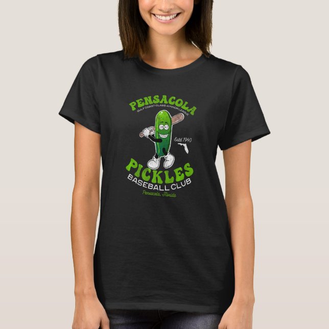 T-shirt Équipe de baseball de ligue mineure de Pensacola P (Devant)