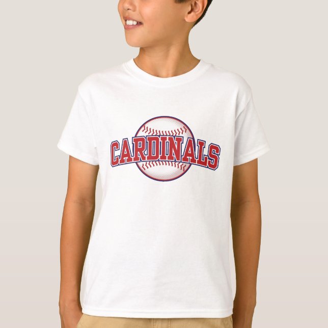 T-shirt Équipe de baseball Saint-Louis Cardinal (Devant)