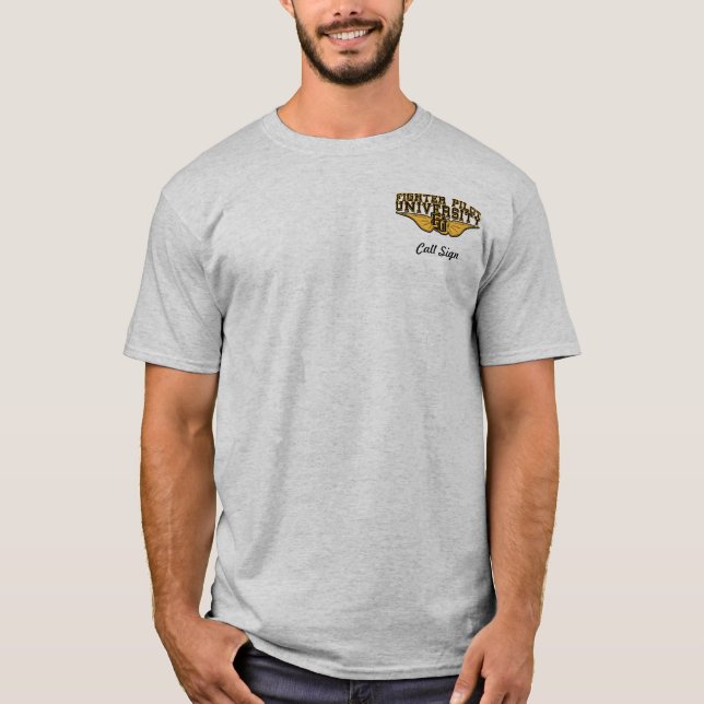 T-shirt Équipe de BBQ A-10 - (couleur claire) (Devant)