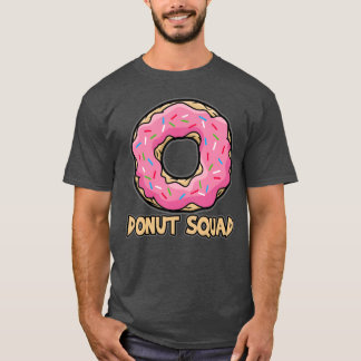 T-shirt Équipe de beignets Funnyasty amateur de café de re