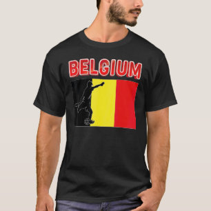 T-shirt Équipe de Belgique du Monde Football Football Ch