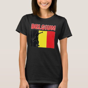 T-shirt Équipe de Belgique du Monde Football Football Ch