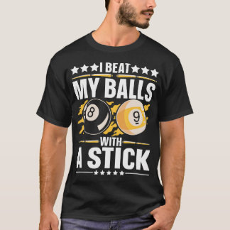 T-shirt Équipe de billard américain Boule 8 Joueur de bill