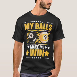T-shirt Équipe de billard Équipe de billard à 8 billes Jou