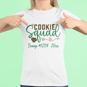T-shirt Équipe de biscuits Girl Scout personnalisée