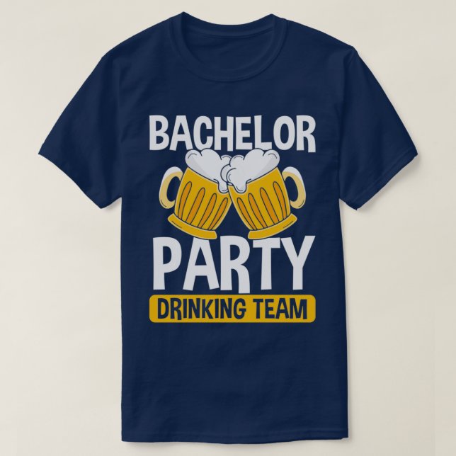 T-shirt Équipe de boisson 3 (Design devant)