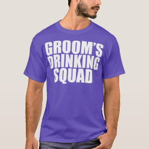 T-shirt Équipe de boisson de marié Fête des garçons d'honn