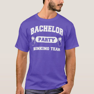 T-shirt Équipe de boisson d'enterrement de vie de garçon 1