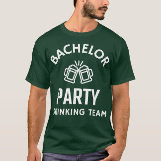 T-shirt Équipe de boisson d'enterrement de vie de garçon 4