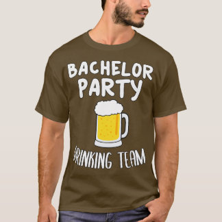 T-shirt Équipe de boisson d'enterrement de vie de garçon 5