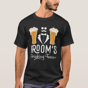 T-shirt Équipe de boisson du marié Mariage des célibataire