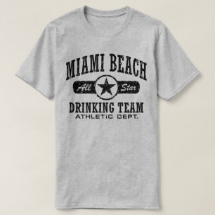 T-shirt Équipe de boisson Miami Beach