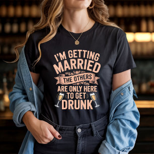 T-shirt Équipe de boisson pour l'enterrement de vie de jeu
