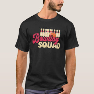 T-shirt Équipe de Bowling Bowler Bowling B