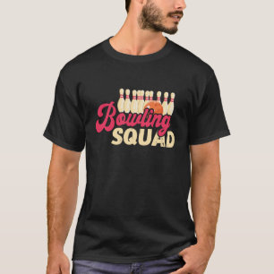 T-shirt Équipe de Bowling Bowler Bowling B