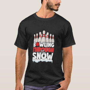 T-shirt Équipe de bowling de vacances Père Noël Bowling Fu