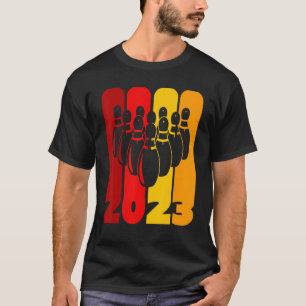 T-shirt Équipe de bowling et de bowling de bowling 2023 Au