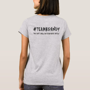 T-shirt Équipe de brandy tee - Beurre d'Apple