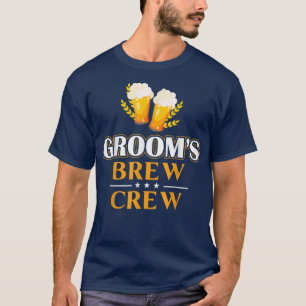 T-shirt Équipe de brassage du marié Bière drôle de fête de