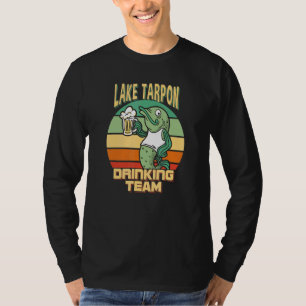 T-shirt Équipe de buveurs du lac Tarpon Poisson drôle Bièr