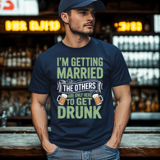 T-shirt Équipe de buveurs pour l'enterrement de vie de gar