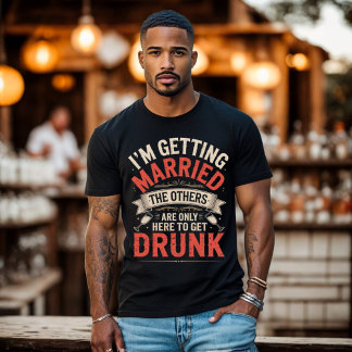 T-shirt Équipe de buveurs pour l'enterrement de vie de gar