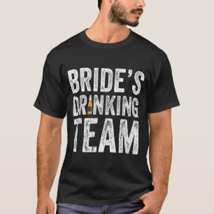 T-shirt Équipe de buveuses de mariées enterrement de vie d