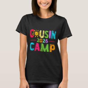 T-shirt Équipe de camp de cousins 2026 vacances d'été plag
