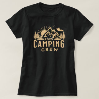 T-shirt Équipe de camping 2025 Amateur de camping Camp