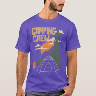 T-shirt Équipe de camping cadeau cool