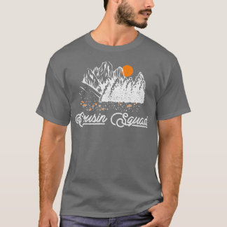 T-shirt Équipe de camping Cousin